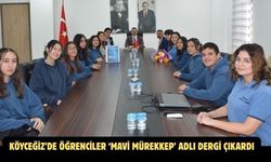 Köyceğiz’de öğrenciler ‘Mavi Mürekkep’ adlı dergi çıkardı