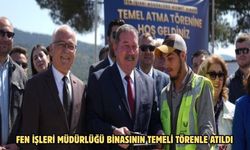 FEN İŞLERİ MÜDÜRLÜĞÜ BİNASININ TEMELİ TÖRENLE ATILDI