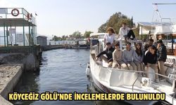Köyceğiz Gölü’nde incelemelerde bulunuldu