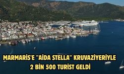 Marmaris'e "Aida Stella" kruvaziyeriyle 2 bin 500 turist geldi