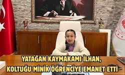 Yatağan Kaymakamı İlhan, koltuğu minik öğrenciye emanet etti