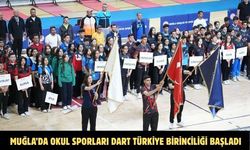 Muğla’da Okul Sporları Dart Türkiye Birinciliği başladı
