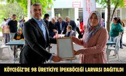 Köyceğiz’de 98 üreticiye İpekböceği larvası dağıtıldı