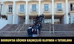 Bodrum'da göçmen kaçakçılığı olayında 4 tutuklama
