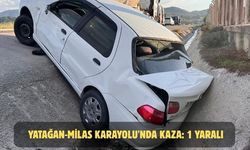 Yatağan-Milas Karayolu'nda kaza: 1 yaralı