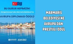 Marmaris Belediyesi'ne Avrupa'dan prestijli ödül