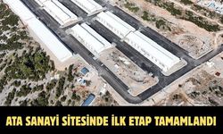 Ata Sanayi Sitesinde ilk etap tamamlandı