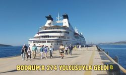 Bodrum'a 274 yolcusuyla geldi