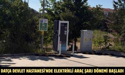 Datça Devlet Hastanesi’nde elektrikli araç şarj dönemi başladı