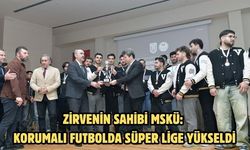 Zirvenin sahibi MSKÜ: Korumalı futbolda süper lige yükseldi