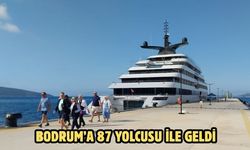 Bodrum’a 87 yolcusu ile geldi