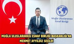 Muğla Uluslararası Esnaf Birliği Başkanlığı'na Mehmet Ayyıldız seçildi