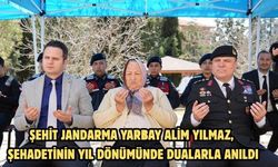 Şehit Jandarma Yarbay Alim Yılmaz, şehadetinin yıl dönümünde dualarla anıldı