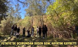 Fethiye’de uçurumdan düşen genç hayatını kaybetti