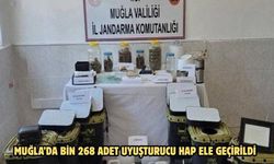 Muğla’da bin 268 adet uyuşturucu hap ele geçirildi