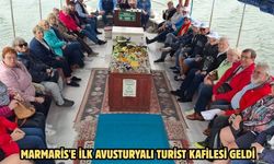 Marmaris'e ilk Avusturyalı turist kafilesi geldi