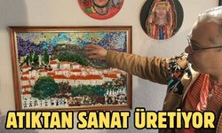 Atıktan sanat üretiyor