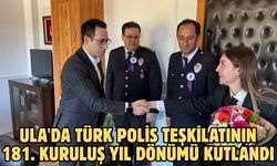 Ula'da Türk Polis Teşkilatının 181. kuruluş yıl dönümü kutlandı