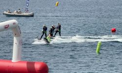 Bodrum’da su üstünde adrenalin fırtınası