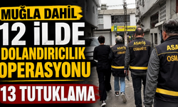 Muğla dahil 12 ilde dolandırıcılık operasyonu: 13 tutuklama