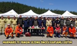Marmaris'te yangın sezonu öncesi kapsamlı eğitim