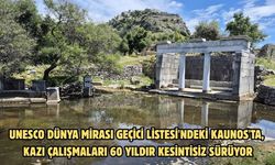 UNESCO Dünya Mirası Geçici Listesi'ndeki Kaunos'ta, kazı çalışmaları 60 yıldır kesintisiz sürüyor