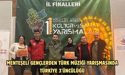Menteşeli gençlerden Türk Müziği yarışmasında Türkiye 3'üncülüğü