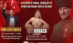 19 MAYIS COŞKUSU FENER ALAYI VE IŞIN KARACA KONSERİYLE YAŞANACAK
