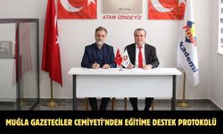 Muğla Gazeteciler Cemiyeti’nden Eğitime Destek Protokolü