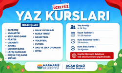 ÇOCUKLAR İÇİN 17 BRANŞTA ÜCRETSİZ YAZ KURSU