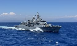 TCG Derya, Denizkurdu Tatbikatı'nda lojistik gücünü sergiliyor