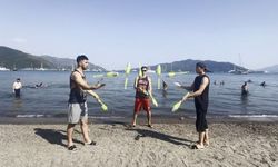 Marmaris'te sıcak havayla birlikte sahiller hareketlendi