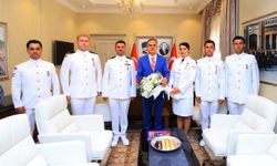 Sahil Güvenlik komutanından Vali Akbıyık’a ziyaret