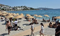 Bodrum'da sahiller doldu taştı