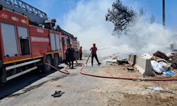 Yatağan’da çöplük yangını