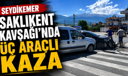 Seydikemer Saklıkent Kavşağı’nda Üç Araçlı Kaza
