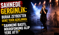 SAHNEDE GERGİNLİK: BURAK ZEYBEK’TEN DENİZ TEKİN AÇIKLAMASI “Sahnemi Bastı, Mikrofonumu Alıp Yere Attı”