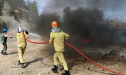 Yangın sezonu öncesi orman yangın tatbikatı