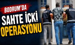 Bodrum'da sahte içki operasyonu