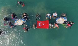 Bodrum'da deniz dibinden 370 kilogram atık çıkarıldı