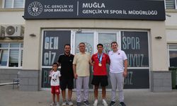 Köyceğiz Kaymakamı Kumcu, Dünya Şampiyonu Karahan'ı ağırladı