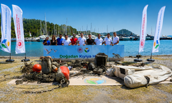 Göcek Halk Plajı’nda deniz dibi temizliği tamamlandı