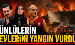 Ünlülerin Evlerini Yangın Vurdu