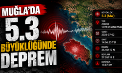 Muğla'da 5.3 büyüklüğünde deprem