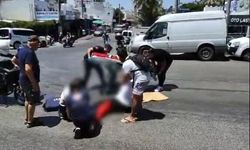 Bodrum'da AVM Girişinde Kaza: Otomobil ile Motosiklet Çarpıştı, 1 Yaralı