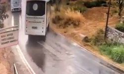 Muğla'da 8 kişinin yaralandığı kazanın görüntüleri ortaya çıktı