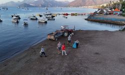 Marmaris’te halk plajları temizleniyor