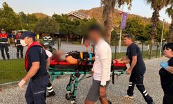 Fethiye’de ticari yatta yaralanan vatandaşa tıbbi tahliye