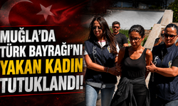 Muğla'da Türk bayrağını yakan şüpheli tutuklandı