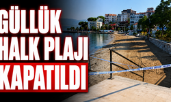 Güllük Halk Plajı Kapatıldı